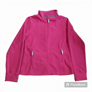 Burgundy Bench 100% Polyester Fleece Jacket for Girls - Size 13/14